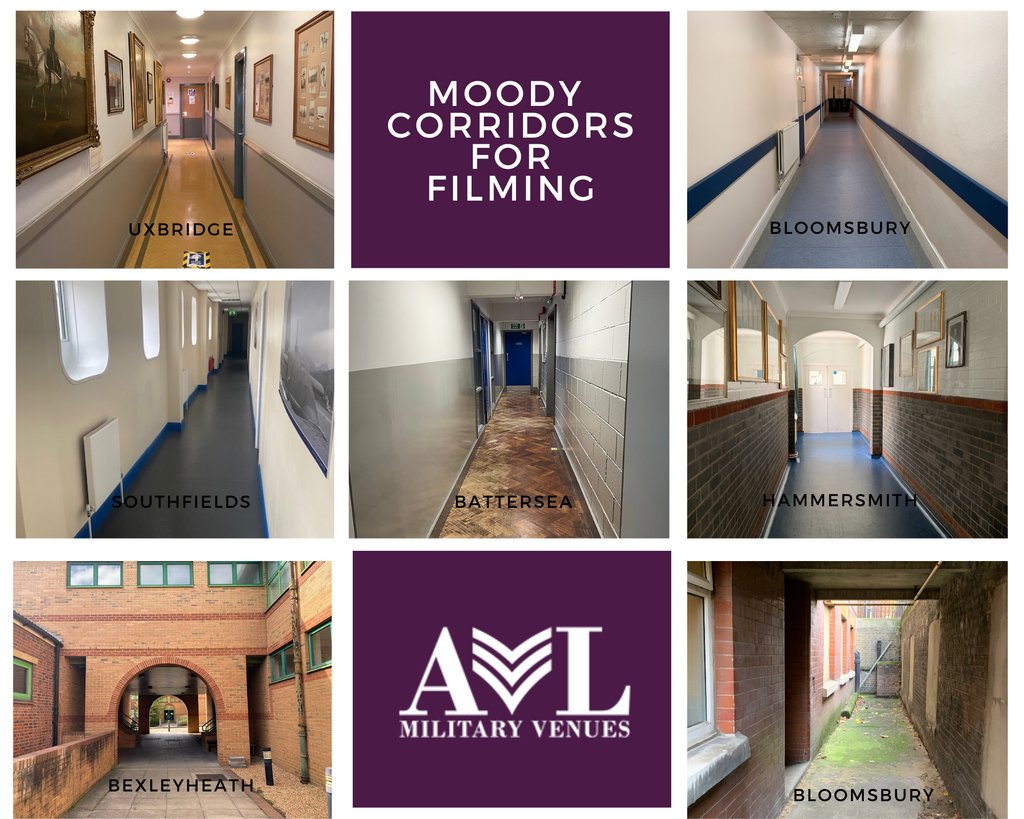 altvenueslondon's tweet photo. FILMING LOCATION ALERT!
Are you looking for moody corridors for your next shoot?
Call us on 020 7062 6664 now!
#avl #militaryvenues #filming #uniquelocation #filmfriendlylocation #locationinspiration #locationshoot #londonlocation #locationscouting #tvproduction #shootlocation https://t.co/TSyxqOejbM