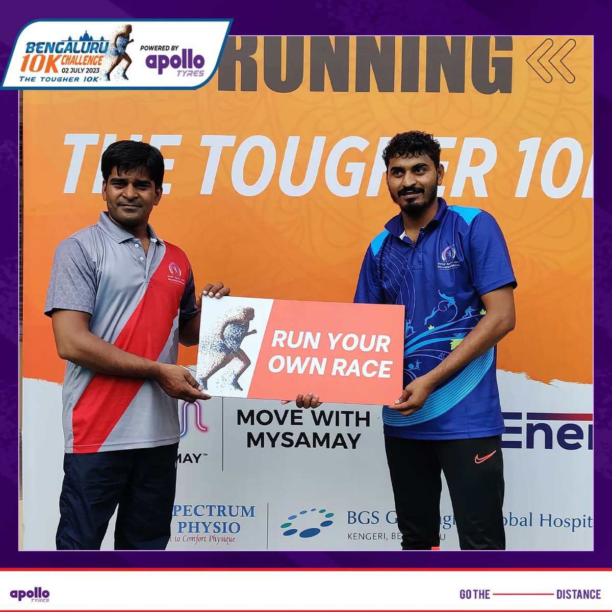 ApolloXSports's tweet photo. Reliving Day 1 of the Bengaluru 10k Challenge Expo, where passion meets #10Performance
Swipe through to see the behind-the-scenes snapshots and feel the buzz as we prepare to #GoTheDistance in the Bengaluru 10K challenge.
@apollotyres
#ExpoDay #Bengaluru10KChallenge #Runners https://t.co/Nqhxxyyd5x