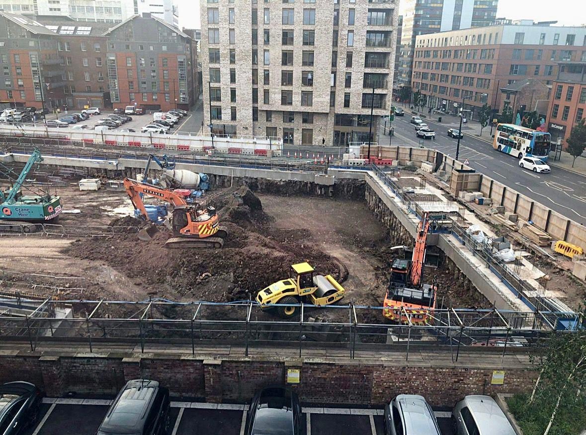 OSelectProperty's tweet photo. 🚧 The latest images from our One Port Street development in Manchester's iconic Northern Quarter show the groundwork progressing at an incredible pace.

This is proving to be a very popular development with over £125 million worth of property sold in four months. #SelectProperty https://t.co/EA7tCQaazV
