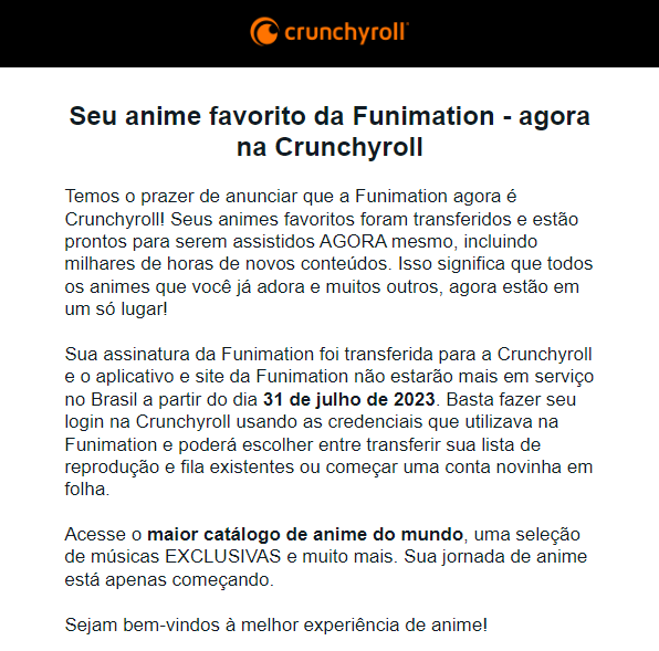Grunchyroll derrubou todos os sites para ver anime online. O