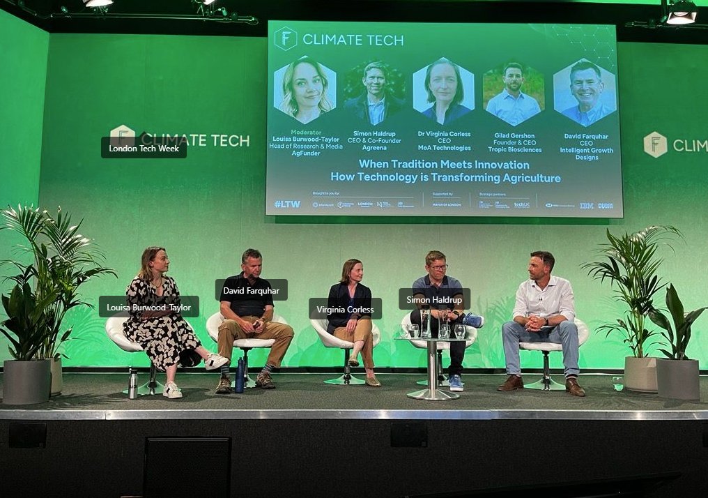 Our CEO Dr Virginia Corless taking part in a very interesting topic during London Tech Week.