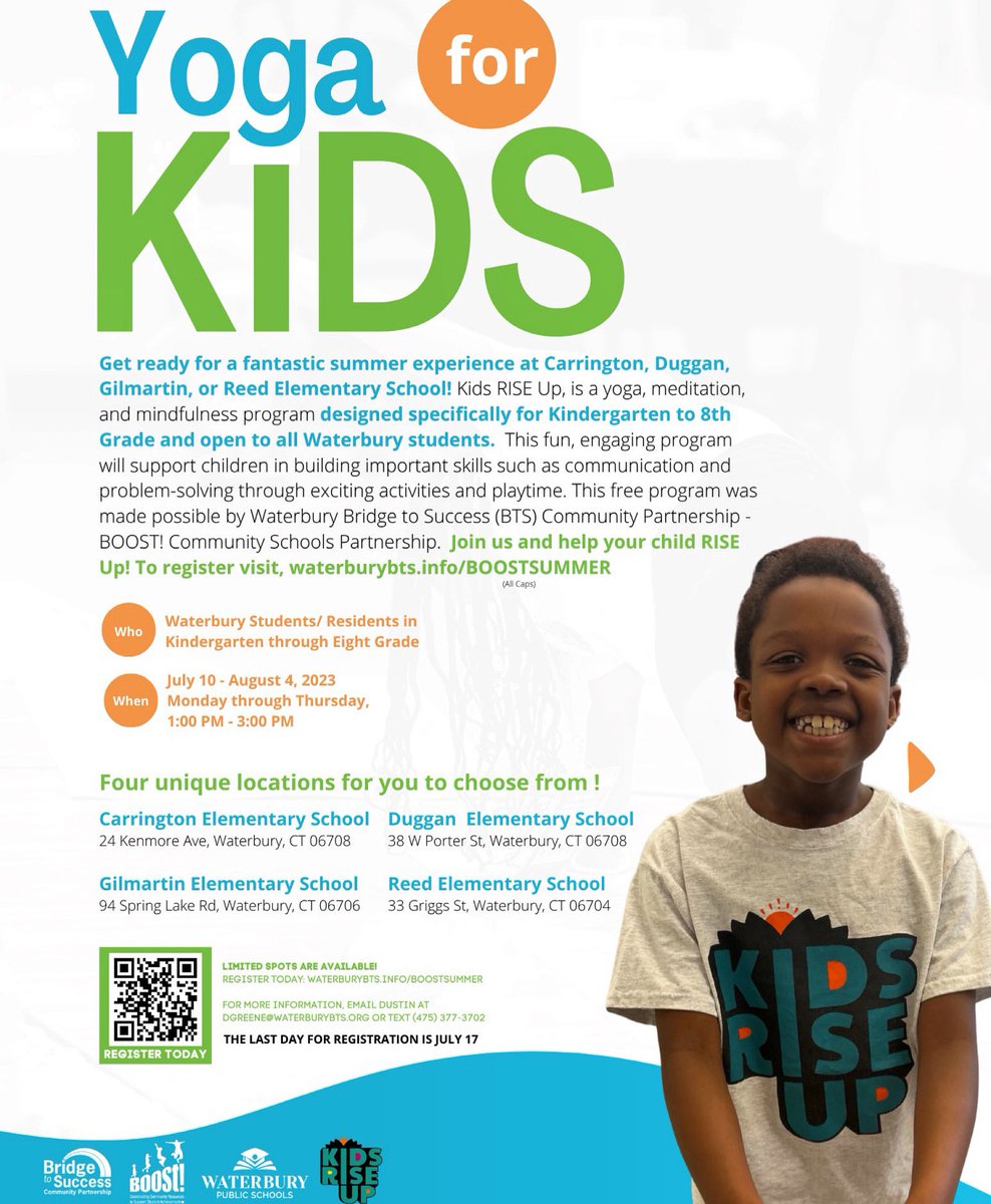 🌈🙌 Unleash your inner potential, boost communication skills, and develop problem-solving abilities through fun-filled activities and playtime. 🤸‍♂️🎉 This program is completely FREE! 🆓 #KidsRISEUp #WaterburyCommunity #MindfulnessMatters