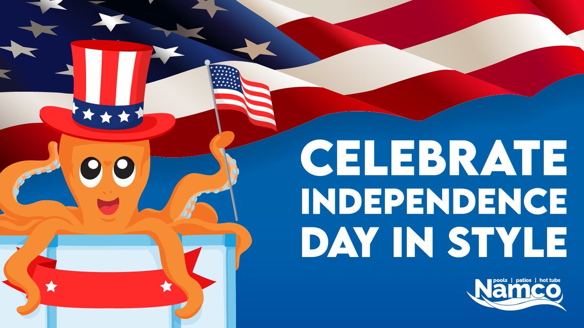 NamcoPools's tweet image. Celebrate Independence Day with Namco!
From 06/30 - 07/10! 20-30% discount on selected pools!

10% off hot tubs!
Up to $1,000 off or 0% financing on Jacuzzi!
Up to $1,000 off on patio furniture.
Dive into savings at Namco Pools!

#4thOfJulySale #PoolSale #HotTubSale #JacuzziSale