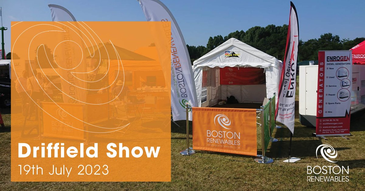 We're back at Driffield Show this year!

If you want to invest in Solar PV for your business, now's your chance to speak to the team in person! 

Are you coming along? Get your tickets here! 👉 bit.ly/438Vfrv

#driffieldshow #bostonrenewables #solarpv #solarenergy