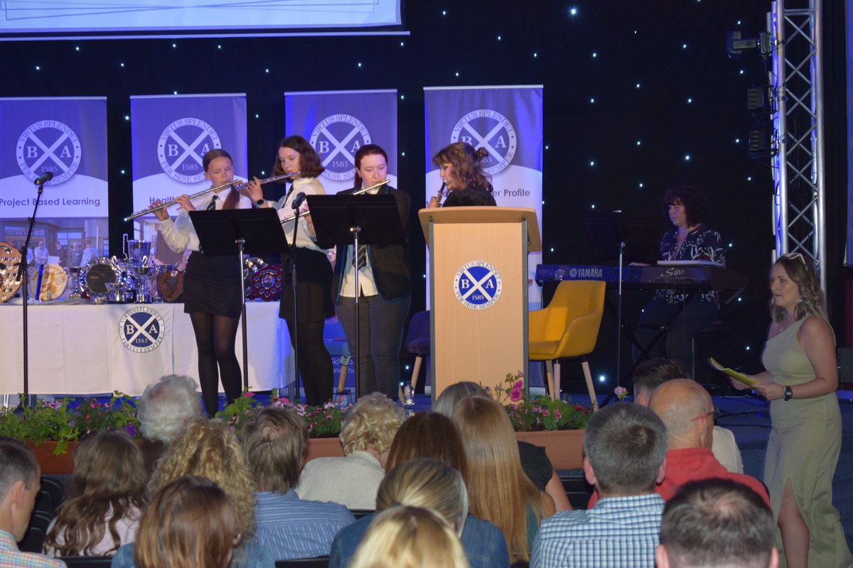 BanffAcademyBXA's tweet photo. We enjoyed a magical evening celebrating the talents and achievements of our amazing young people at Banff Academy.  Thank you to the River Church Banff for accommodating our wonderful event. 🏆🤗 https://t.co/RS2nS2nKyi