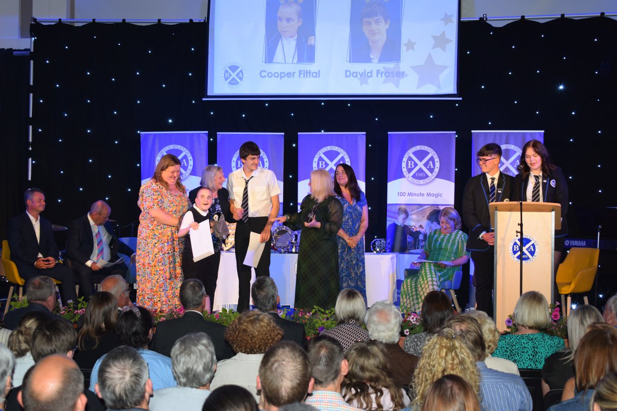 BanffAcademyBXA's tweet photo. We enjoyed a magical evening celebrating the talents and achievements of our amazing young people at Banff Academy.  Thank you to the River Church Banff for accommodating our wonderful event. 🏆🤗 https://t.co/RS2nS2nKyi