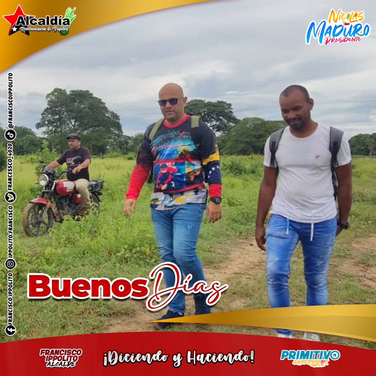 *Buenos Días 🌄 🌎 Tierra Dulce de Papelón*
Elegimos nuestro camino, el más difícil, pero es el camino como lo dijera Argirimiro Gabaldón. Lo que se hace con persistencia se construye sobre cimientos de piedra.
#PapelónRenace  #ForoDeSaoPauloEsIntegracion