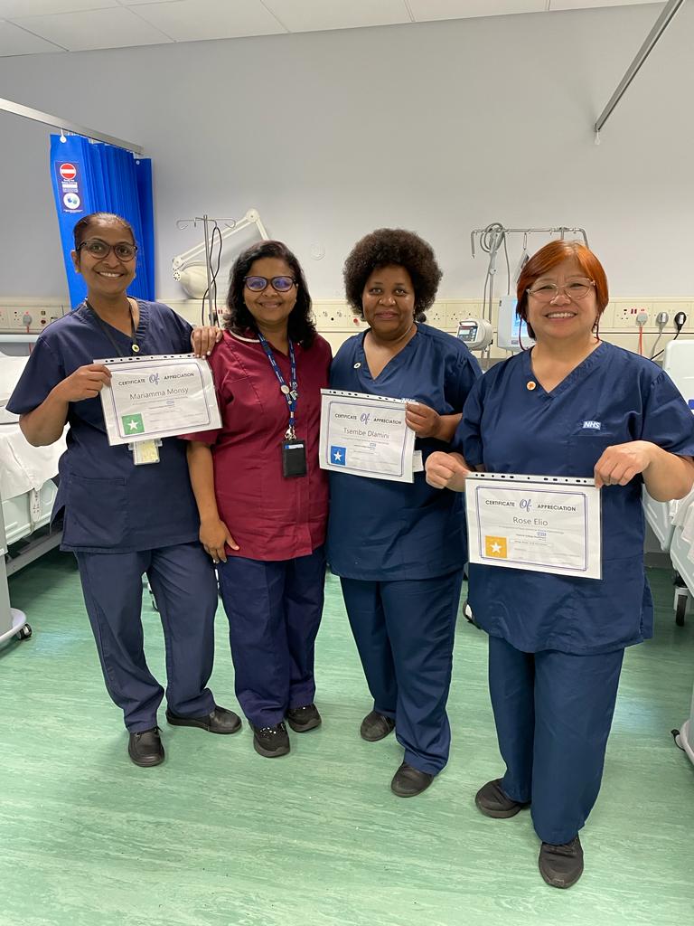 SinjuThomas3's tweet photo. Thank you for your loyal service to haematology...  Thank you for your kindness, dedication and healing touch. Thank you for always putting your patients first no matter how grueling your day.Together we rocks. #teamhaem  #imperia @GovindanSunitha
@karhod21
@SigsworthJanice https://t.co/u2SU3P8HSc