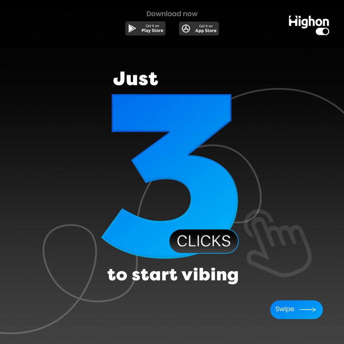Highon_Global's tweet photo. Heeyyyy yeah!!!! You are just 3 clicks away to start vibing…. Then what are you waiting for get Highon app and start vibing.❤️❤️❤️❤️

#vibe #vibewithus #vibers #tribe #love #startup #india #easy #lifestyle https://t.co/W2HnuHcnxi