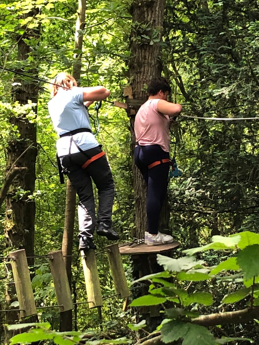 Les élèves du dispositif ULIS ont rencontré ceux de l'école élémentaire de <a href="/VilleVerson/">Ville de Verson</a> pour une sortie à l'accrobranche de Feuguerolles-Bully.