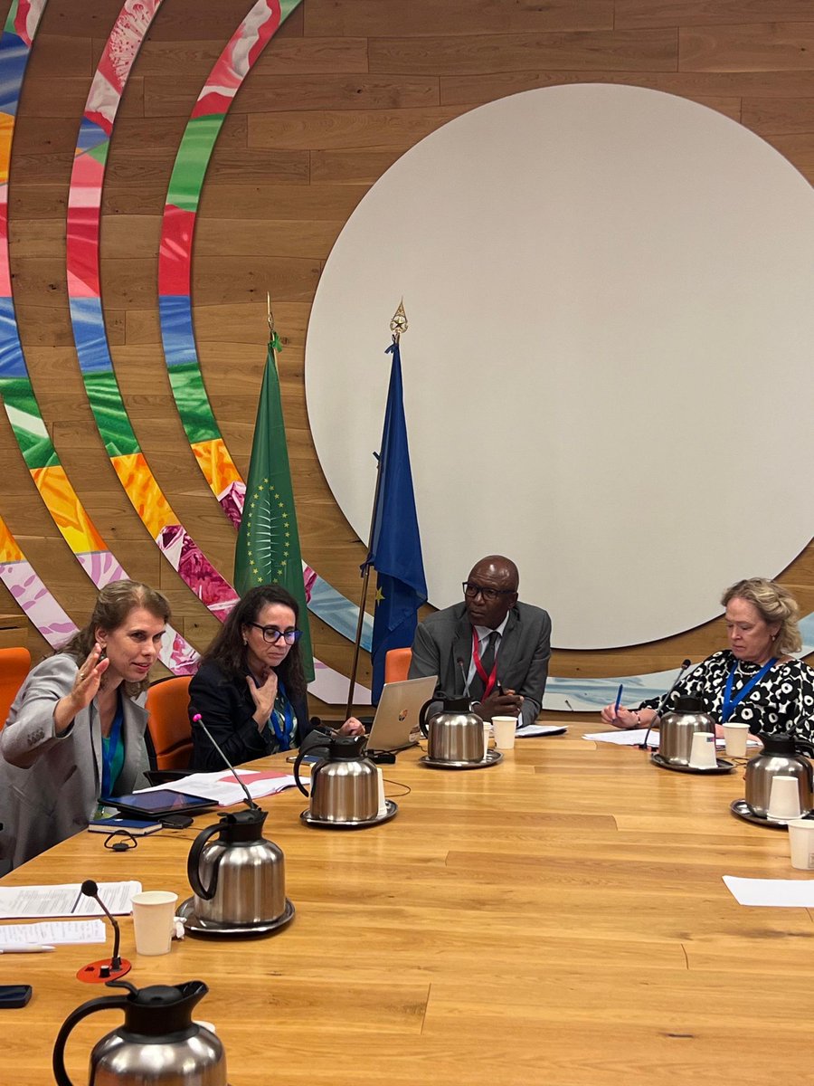 At a farmer-led side event on the AU-EU partnership &amp; the role of farmer organizations, <a href="/avalkenburg/">eXit</a> highlighted the role of family farmers &amp; the need to integrate farmers into value chains &amp; strengthen capacities of farmers organisations to influence policies.
 <a href="/worldfarmersorg/">WFO</a>