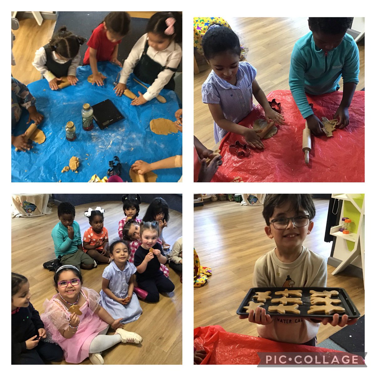 <a href="/NurseryPleasant/">PleasantSt Nursery</a> have been reading “The Gingerbread Man” this week. The children followed instructions from an adult to make their own gingerbread men, they were worried that they might run away like in the story!! Luckily no gingerbread men escaped ☺️.