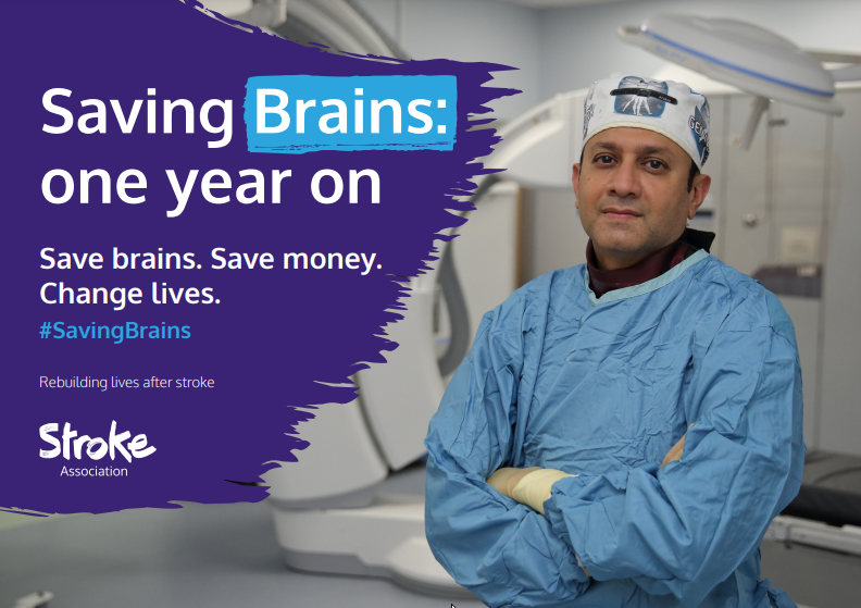 BIASPstroke's tweet photo. A year into the Saving Brains initiative, @TheStrokeAssoc reports progress in England's thrombectomy access, but substantial work remains to ensure all eligible patients can access this life-altering treatment - https://t.co/PH7NaNSo4B https://t.co/hJPMnj9BFA