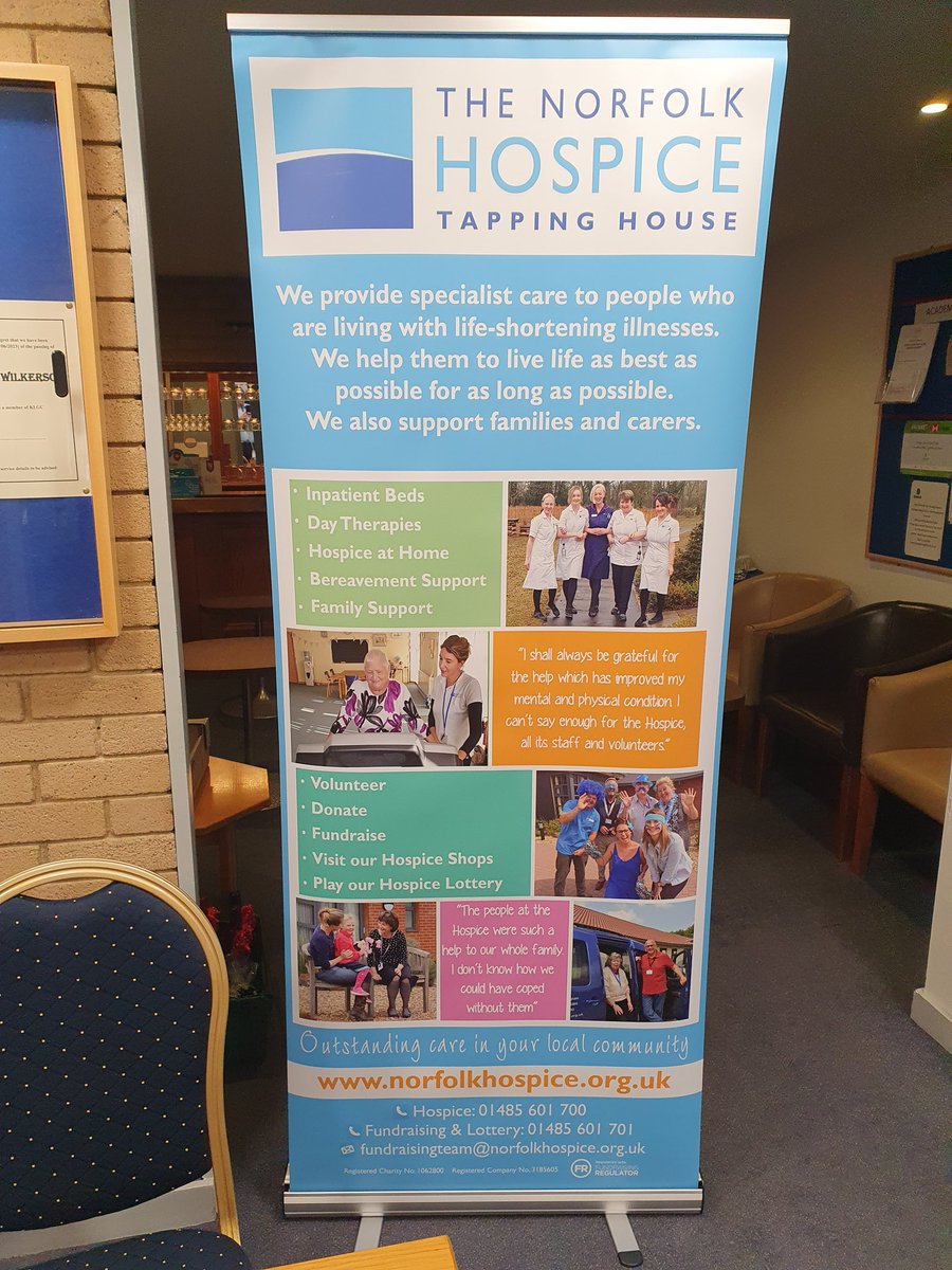 Delighted to be hosting the <a href="/Norfolk_Hospice/">The Norfolk Hospice</a> Golf Day again. Good luck to all those playing this afternoon!