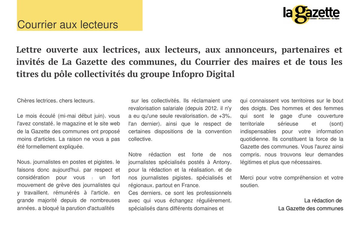 Les Plumés d’InfoPro tweet media