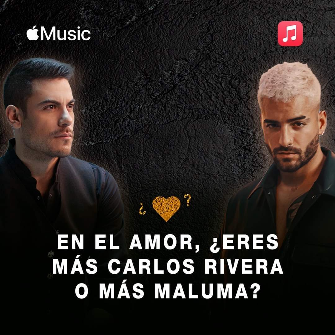 .¿Quién eres en el amor @_CarlosRivera o @maluma?

Descúbrelo aquí ➡️ sme.wyng.com/5fb46bcde52826…

#100Años #CarlosRivera #OnlineRivera 

||@WestWoodEntt @sonymusicmexico