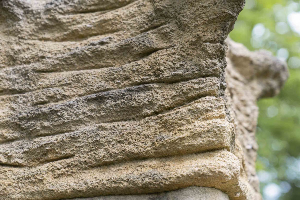 Nestled in the Pavilion VI garden is one of the oldest artifacts on Grounds and the only one outdoors. The Merton Spire once sat atop Merton College Chapel at Oxford University, where it was installed in 1451. Oxford gifted it to UVA in 1927 in honor of Thomas Jefferson. 1/2