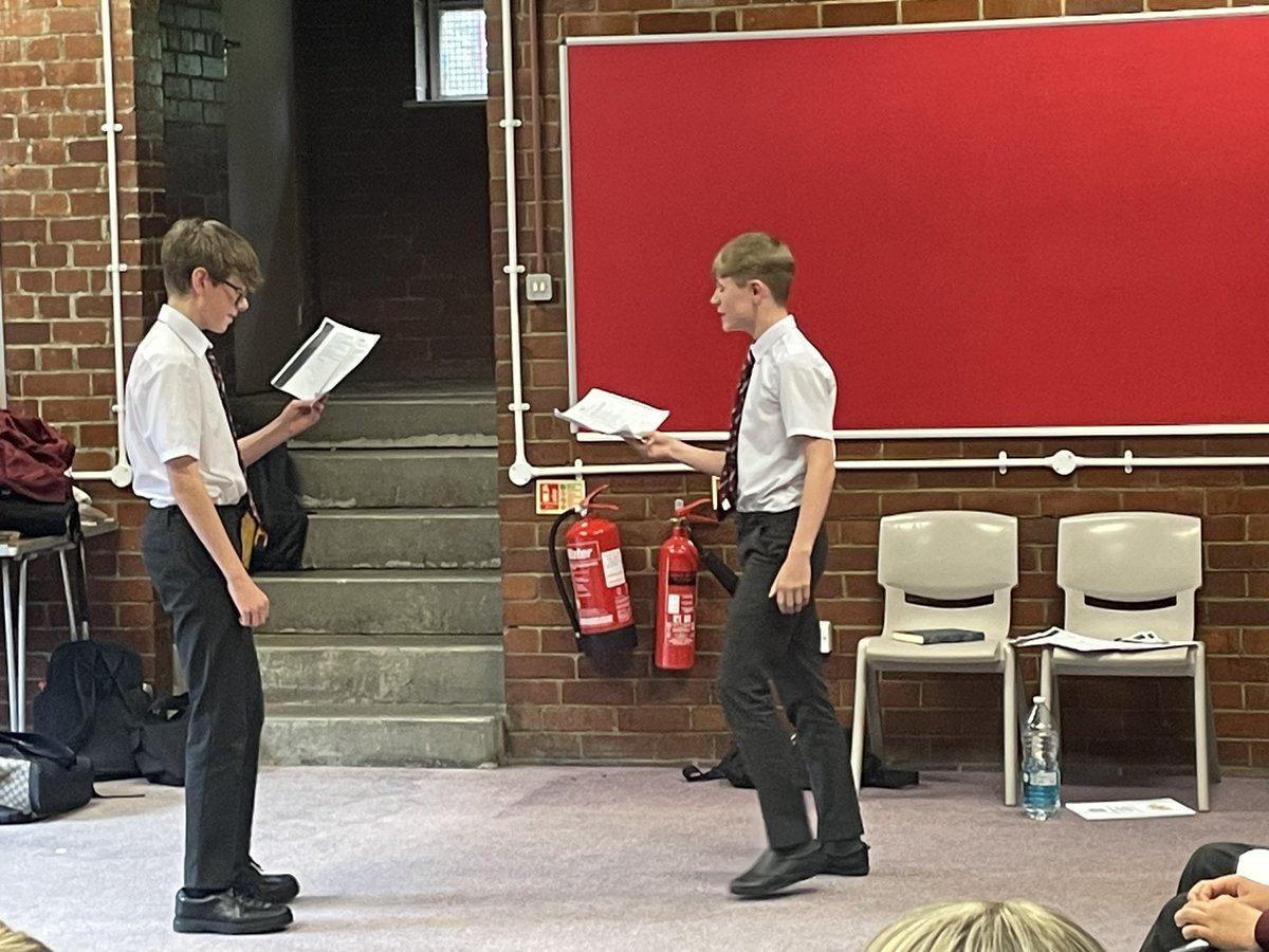 Fantastic LAMDA taster session today for students in years 7-10 from <a href="/WildThingsDrama/">Wild Things Performing Arts CIC</a> Thank you <a href="/NancyMMonaghan/">Nancy Monaghan</a> our students really enjoyed themselves! 🎭 <a href="/Rishworth1724/">Rishworth School</a>