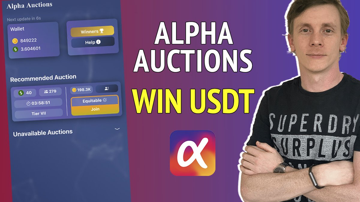 ChristianRauche's tweet photo. Have you already discovered #AlphaAuctions, the place to bid with your #AlphaCoins for a chance to win USDT credited directly to your account?

Get in on the game by watching my recent video &amp; learn how you can participate 👉  https://t.co/hZWESsRVdj

#alphanetwork #crypto https://t.co/QW3IrErgRw