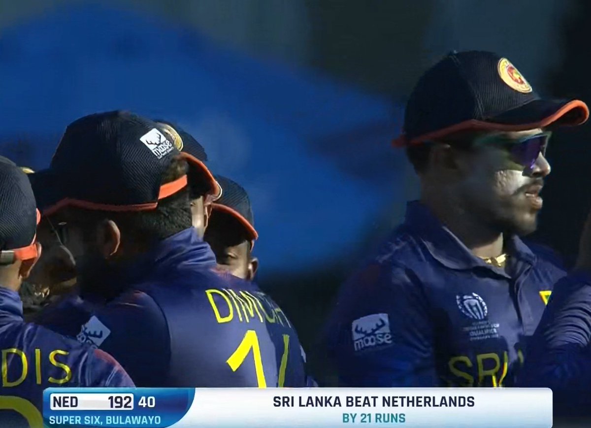 Sri Lanka 🇱🇰  has beaten The Netherlands 🇳🇱 after a hard fought day by 21 runs. Both the Super Sixes games have gone down the wire, which showcases how thin the line has been in between the full member nations & the associates.