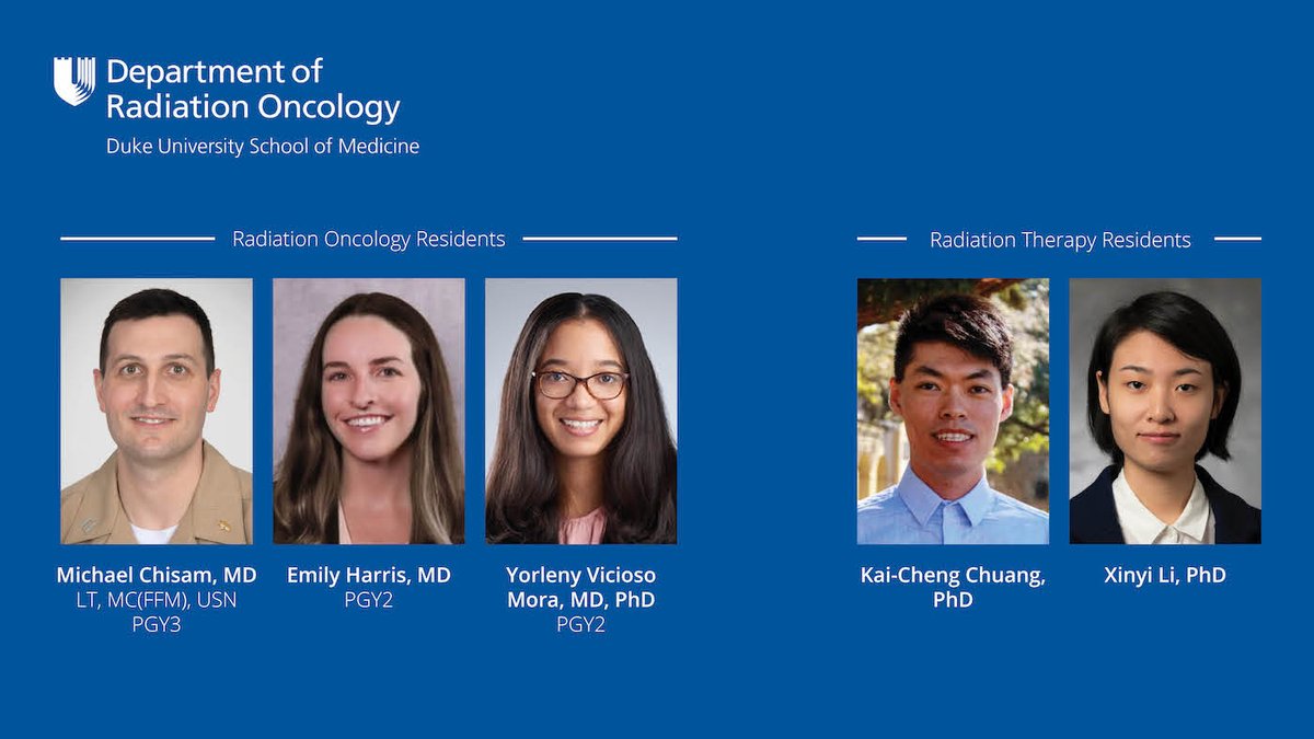 We're excited to welcome our exceptional new resident classes! Glad to have you here at Duke #RadOnc 💙 <a href="/DukeCancer/">Duke Cancer</a> <a href="/DukeMedSchool/">Duke University School of Medicine</a>