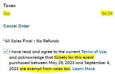 Great job <a href="/Ticketmaster/">Ticketmaster</a> !  As usual, you do not disappoint when it comes to shady business practices.