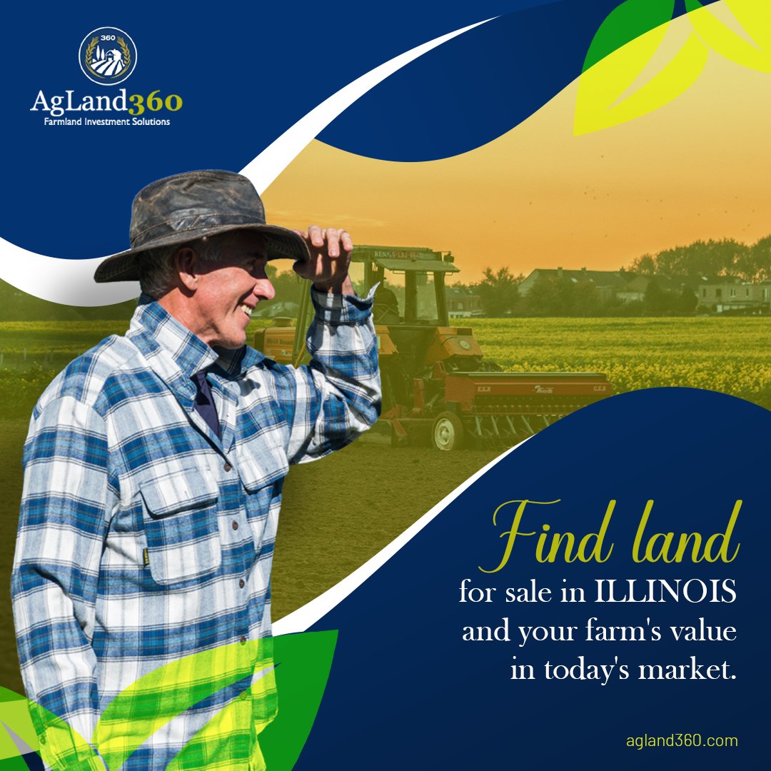 Find land for sale in Illinois and your farm's value in today's market! Call us today!