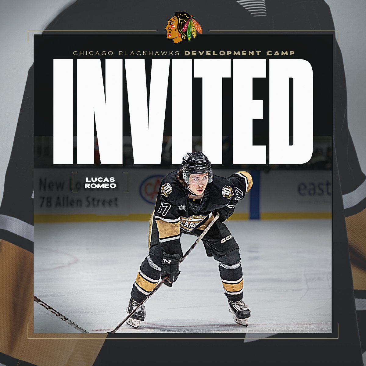 Hitting up the Windy City! 

Best of luck this weekend at the Chicago Blackhawks Development Camp, Lucas.