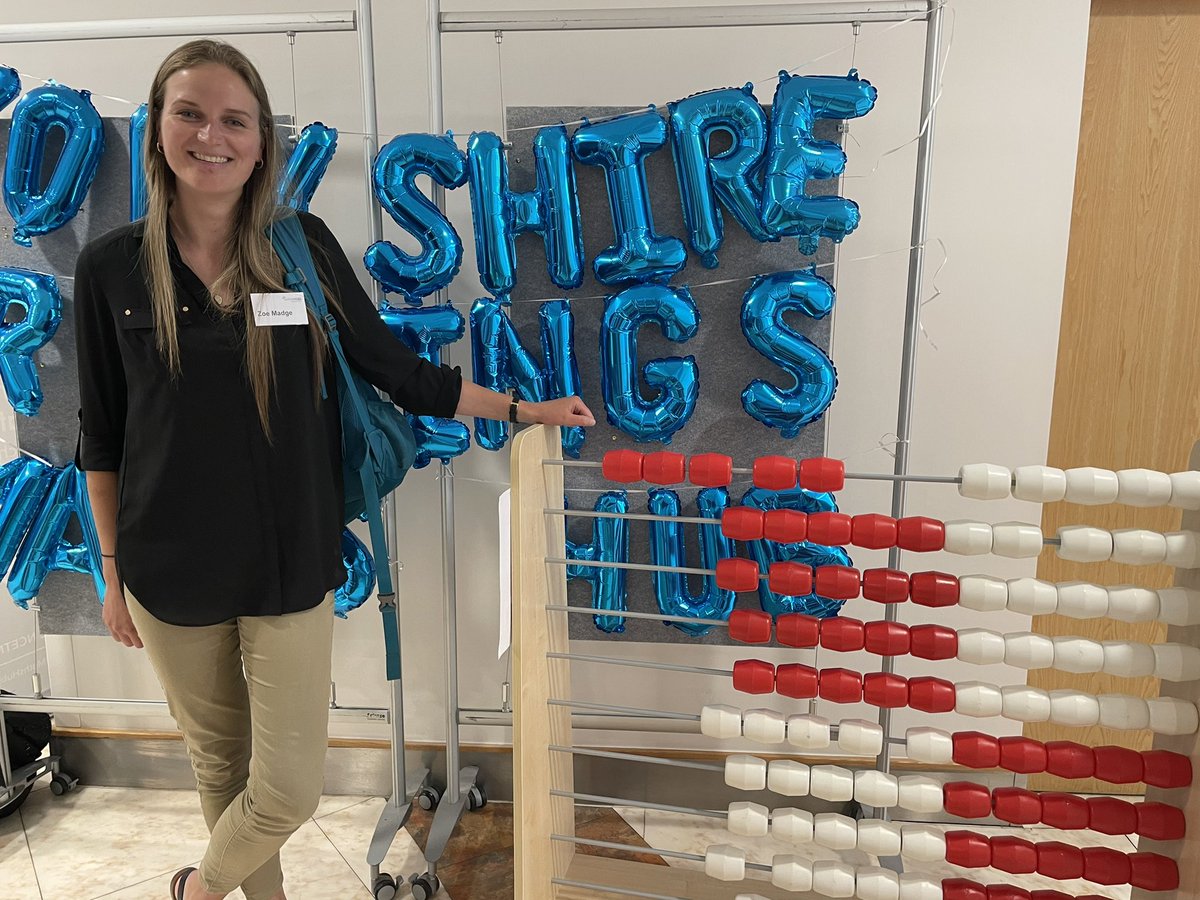 Mrs Madge spent the day at <a href="/YRMathshub/">YR Maths Hub</a> ‘s #YRSummerConf We’re in with a chance of winning this giant counting frame for our schools. Fingers crossed everyone 🤞