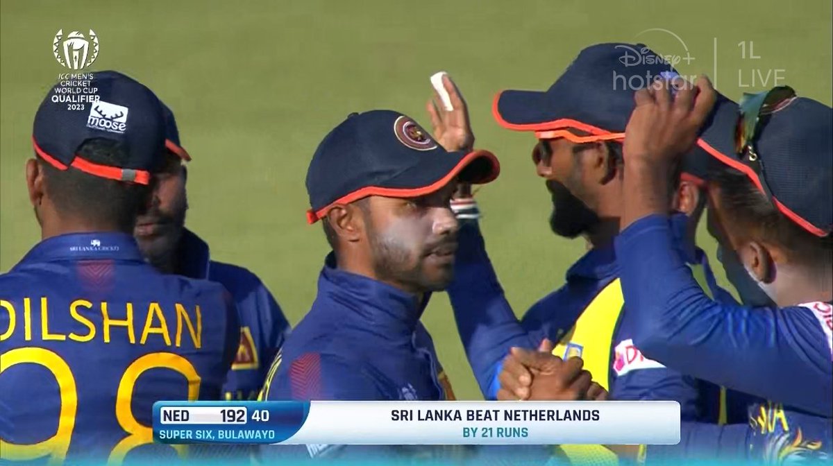 Jayamal Rathnayake (@jayamal_rath) on Twitter photo Aaaaand breathe..... 😮💨
<a href="/OfficialSLC/">Sri Lanka Cricket 🇱🇰</a> 🇱🇰 grind out a win against a stoic <a href="/KNCBcricket/">Cricket🏏Netherlands</a> 🇳🇱 denying the Dutch a 2nd upset win after they secured a famous win against the West Indies on Monday.
#ICCWorldCupQualifiers Aaaaand breathe..... 😮💨
<a href="/OfficialSLC/">Sri Lanka Cricket 🇱🇰</a> 🇱🇰 grind out a win against a stoic <a href="/KNCBcricket/">Cricket🏏Netherlands</a> 🇳🇱 denying the Dutch a 2nd upset win after they secured a famous win against the West Indies on Monday.
#ICCWorldCupQualifiers