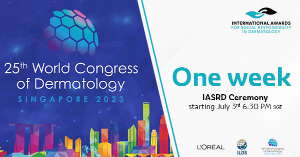 InspireSkinConf's tweet photo. ⏰Only 3 days left before the #WCD2023Singapore and the reveal of the laureates of the 4th edition of the #IASRD !

Are you ready to discover the 5 most inspirational projects of dermatologists coming from all over the world? We sure are!

📣Stay tuned on https://t.co/lionsBpID6 https://t.co/4mFYlQZ11I