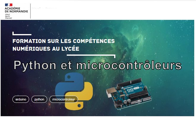 ctrabado1's tweet photo. #Python et #microcontroleurs
➡https://t.co/nqUaRKMU3b

👉Découvrez les ressources #numériques proposées dans le cadre du #CAPES interne de #physiquechimie

#programmation #codage #lycée #NSI #SNT #compétencesnumériques #enseignants #Ress_Num https://t.co/sUnh4Dtepo