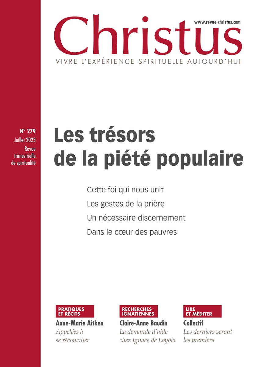 📢Découvrez le nouveau n° de la revue Christus👉 revue-christus.com/numero/les-tre…
Avec Anne Lécu, Laure Blanchon
Marc Rastoin, Maximilien de la Martinière, Dominique Waymel, Juan Carlos Scannone, Mathieu Flourens, François Odinet, Christian Grondin, Roland Meynet, Nathalie Le Gac etc.