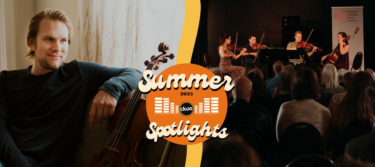 Join @AaronCKUA for a special Canada Day episode of #ClassicalConnections. You'll hear a new arrangement of "O Canada" recorded live at CKUA by the Vaughan String Quartet. He'll also look ahead to the <a href="/RosebudCMF/">RosebudChamberMusic</a> with Artistic Director <a href="/HammKeith/">Keith Hamm</a>. More: ckua.com/read/july-fest…
