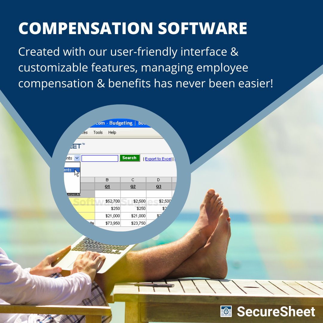 securesheet's tweet image. 🌞 Summer is heating up, and so is the #SecureSheet #CompensationSoftware! 🔥 With user-friendly interface &amp;amp; customizable features, managing #EmployeeCompensation &amp;amp; #EmployeeBenefits has never been easier. 

bit.ly/3Lqkn4o

#Compensation #HRTools #MeritCompensation