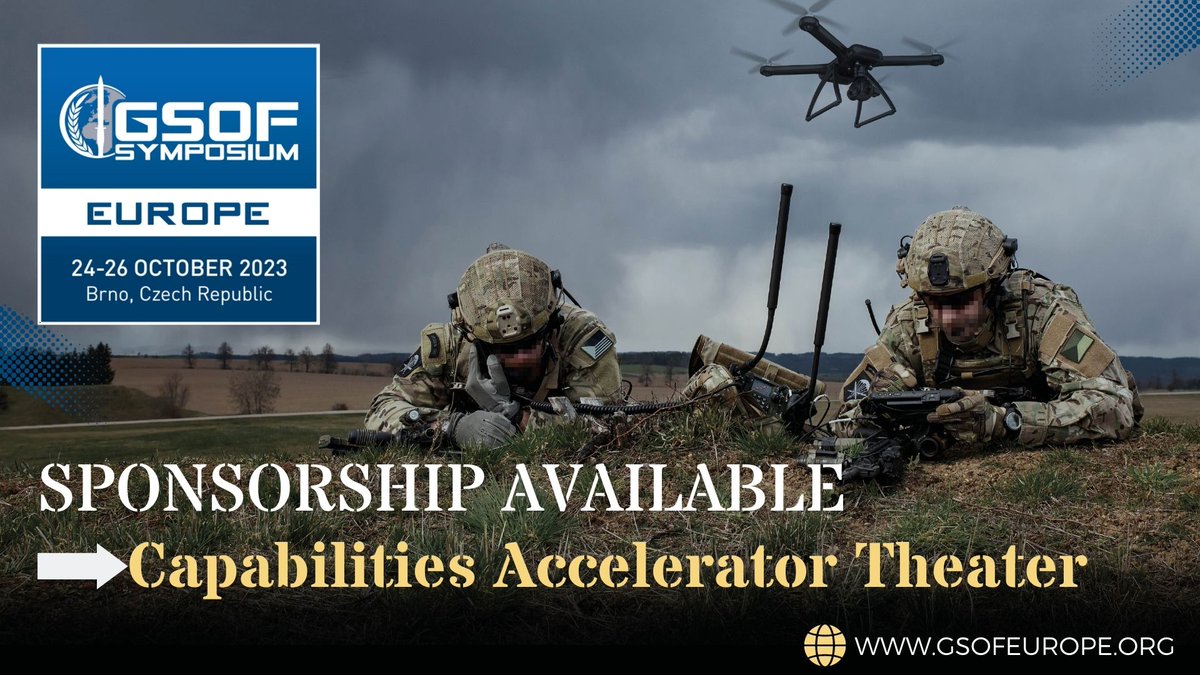GlobalSOF's tweet photo. The Capabilities Accelerator Theater at GSOF Europe continues our program focused on bringing game-changing technologies to the SOF operator. Add your brand as a sponsor and have the option to get a presentation slot, as well! Get more info on our event website. #GSOFEurope. https://t.co/m8dhYCfPJw