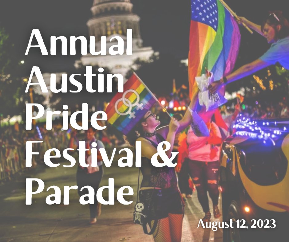 TexasCouncilFV's tweet photo. Keep Austin Queer'd! 🏳️‍🌈
While #PrideMonth may be coming to a close, Austin continues to let its Pride flags fly! Mark your calendars for this year's Annual Austin Pride Festival &amp; Parade - August 12th! #TCFV stands by its queer community! #loveislove #domesticviolence #prevention https://t.co/xBeNfxxMjo
