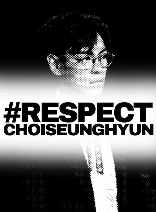 Knetz have bullied countless idols without provocation. It stops with TOP.  #RESPECTCHOISEUNGHYUN