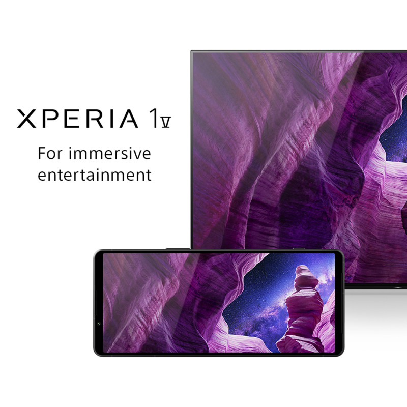 sonyxperia's tweet photo. Witness entertainment to the extreme with #Xperia1V.

Boasting a 4K HDR OLED display and powerful built-in stereo speakers, enjoy an immersive viewing experience never seen before in a smartphone.

#Sony #Xperia #SonyXperia #Xperia1V #OneSony #Display