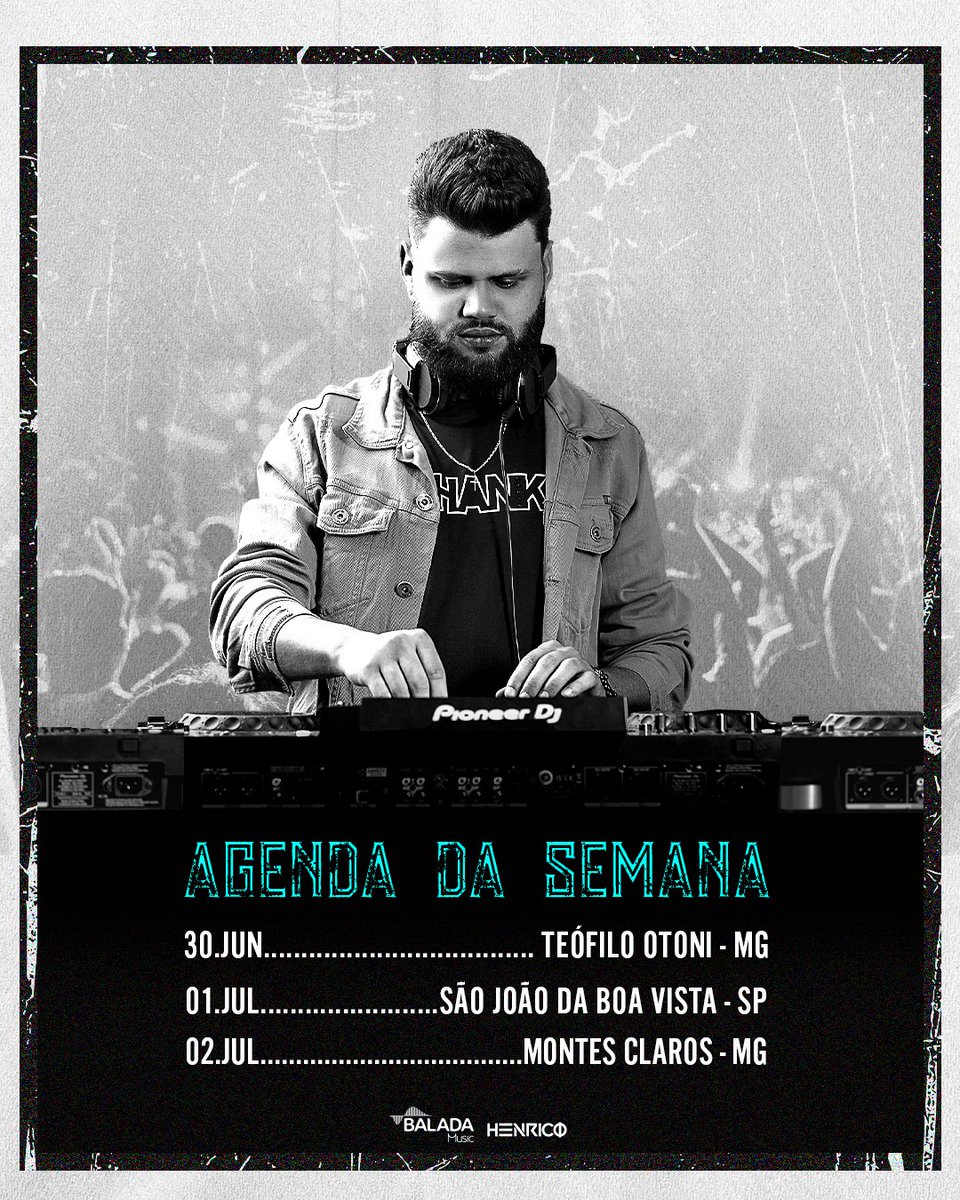 HenricoDjj's tweet photo. Confira a agenda dessa semana!
Onde a gente se encontra?⚡️ https://t.co/4CVSjuSozm