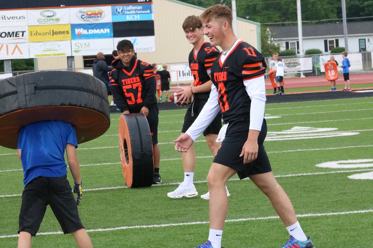 One of our busiest but best weeks of the year is in the books!

I’m so impressed each year with the patience, fun, &amp; energy that our high school guys bring to our Tiger Cub camp. They make the camp go!

SERVICE &gt; self