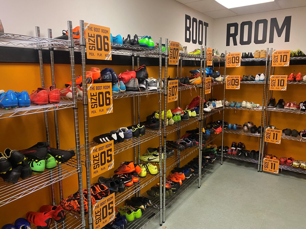 Do you have a pair of adult football boots knocking around that you don't use. Donate them to the Boot Room! This initiative by @tigerstrust aims to collect unwanted footwear that can be re-used and distributed across the local community. Email - olly.burdett@tigerstrust.co.uk