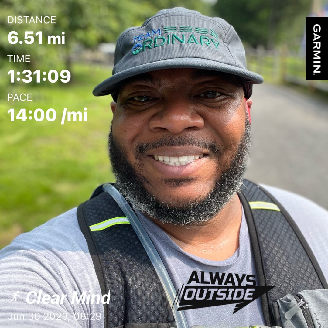 tlaws6's tweet photo. Happy Friday!
Long weekends are a reason to go to the trail and ink out 10k. Got out when the temps where in the mid 60s. Finished at a must stronger pace then I started.

#bighomieonthemove #teamordinary #teamnuun #bmrphilly #beatyesterday https://t.co/JRDGhXSspe