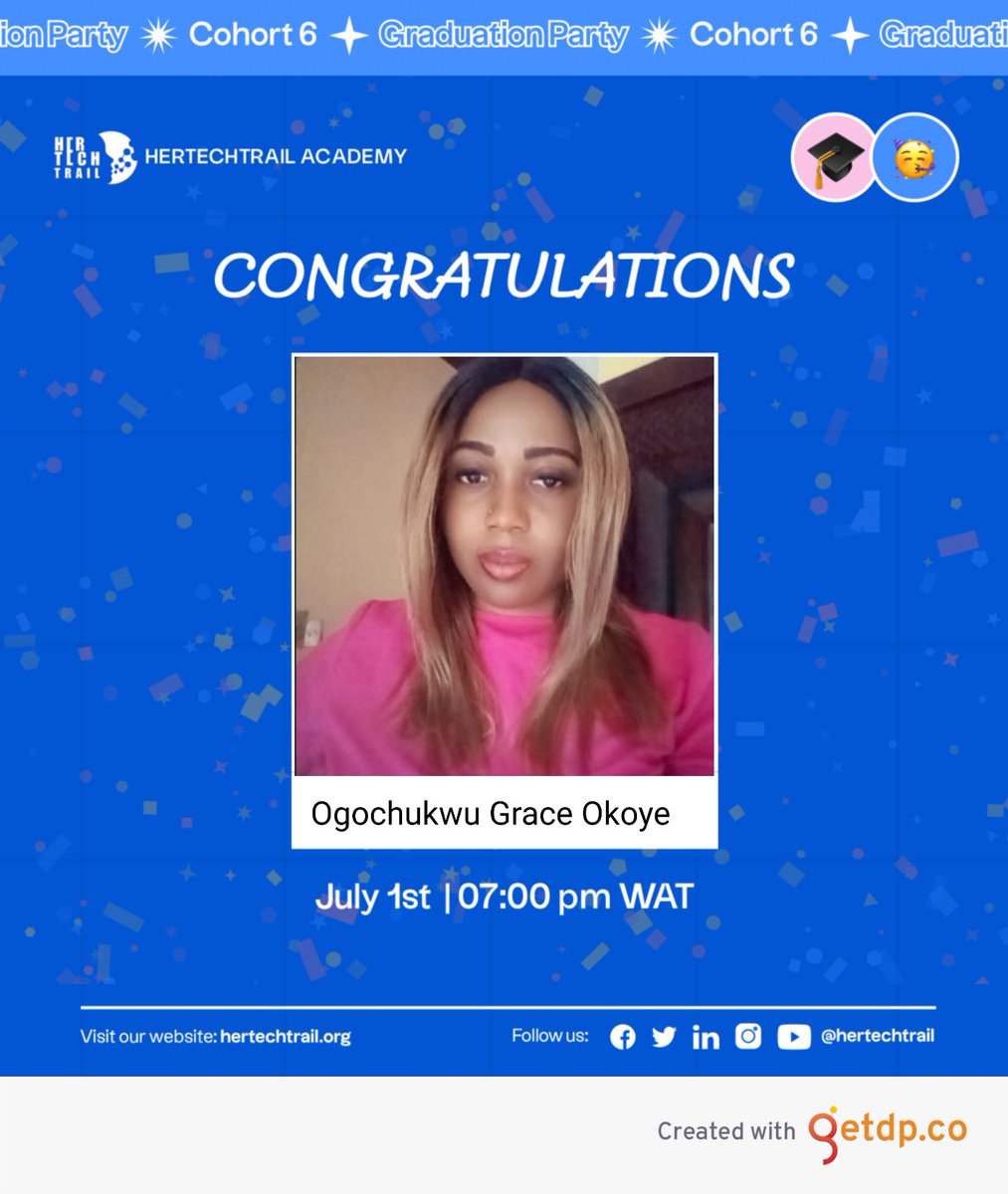 evidencegrace1's tweet photo. #HTTACohort6grad
March this year, I got selected to study UI/UX Design under Cohort 6. This training came at zero cost courtesy of @hertechtrail

The journey to becoming a UI/UX Designer has finally come to a climax and I'm graduating tomorrow. 🎉🎉🎉🎉🎉🎉

#uiuxdesigner https://t.co/5vGANxILKG