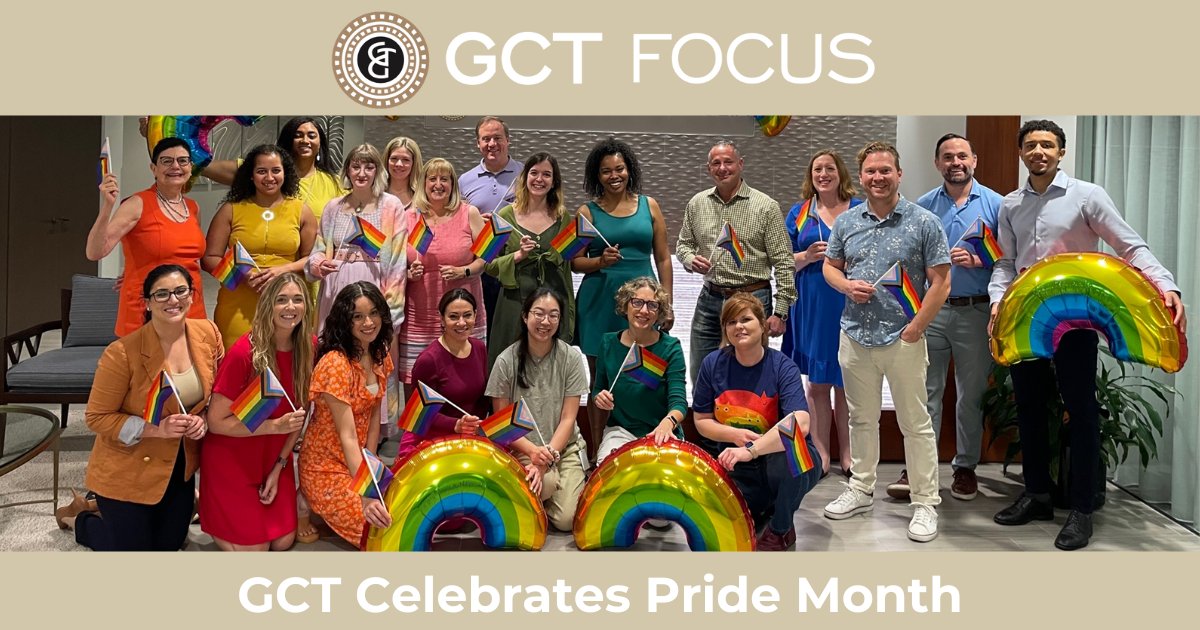 gctlaw's tweet photo. As we conclude Pride Month, we reflect on the profound and positive impact of the queer community and reaffirm our dedication to DEI. GCT is proud to stand united with the LGBTQ+ community in celebration of Pride Month!

#PrideMonth #LGBTQPride
https://t.co/nfbQq16oHE https://t.co/lX2YNFu4Nu