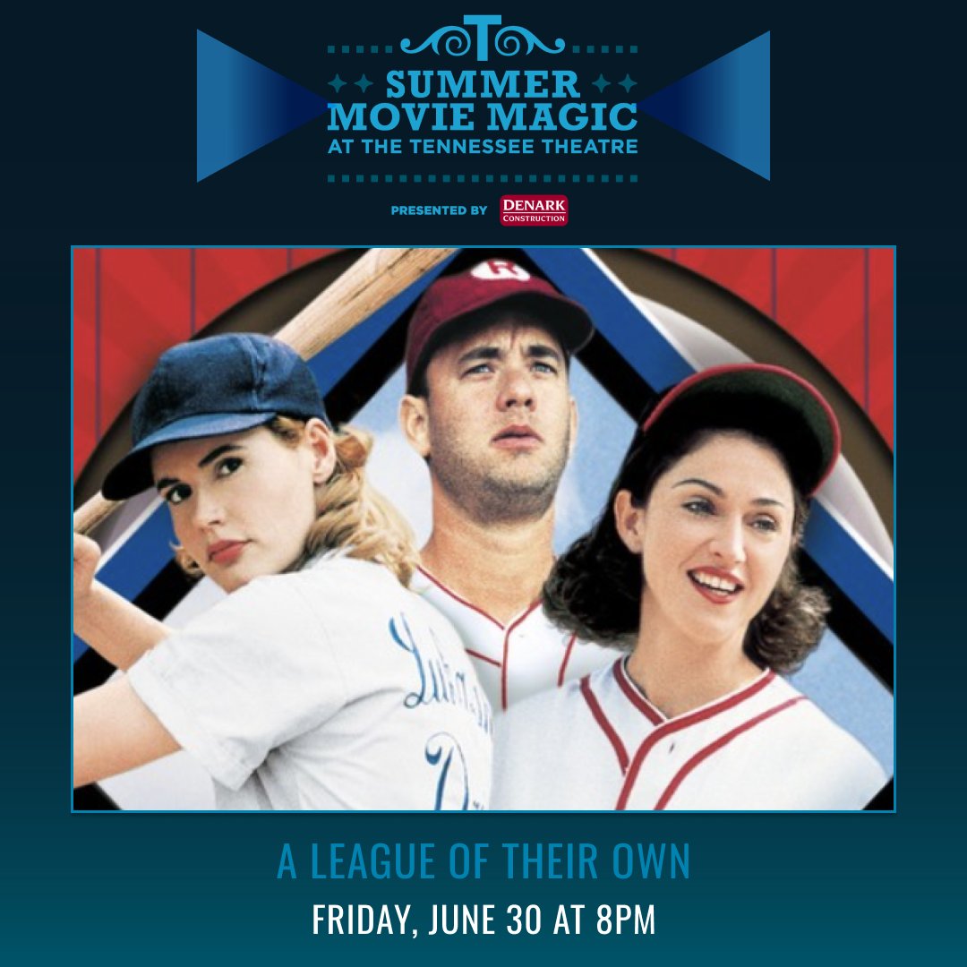 This weekend’s Summer Movie Magic presented by Denark Construction lineup: Tommy on 7/7 at 8pm and E.T. on 7/9 at 2pm. Get your tickets here: tennesseetheatre.com/tickets/-summe…