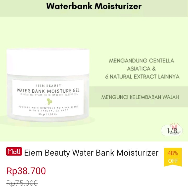 exeefilecom's tweet photo. WTS! sale skincare harga paling miring / murah, preloved tp isinya msh 60 - 99%. alasan jual karna kebanyakan dan ada yang double😢
pyungkang yul moisturizer: 50k (70%)
eiem moisturizer : 27k (90%)
pratista moisturizer: 40k (99%)
sunscreen azarine: 35k (60%) https://t.co/zxSNQjwPot