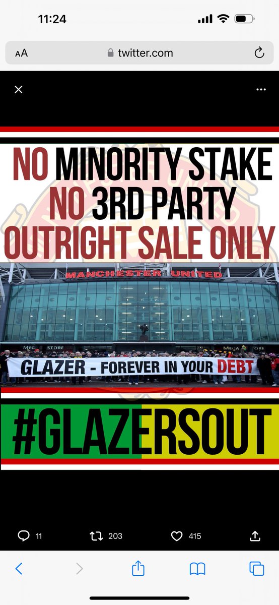 AntonyD73007315's tweet photo. @ManUtd @IsamichaelReal @GaryPallister @adidasfootball
@ManUtd
@TeamViewer
@Kohler
@DXCTechnology
@premierleague
@DCMS
@NYSE
BOYCOTT all #mufc sponsors & no matches @ OT until #GlazersOut
#GlazersFullSaleNOW
#GlazersBURNinHELL
#WallStreet
#BoycottAdidas #tezos
#BoycottMUFCKit
#GlazersAreScumBags https://t.co/PO95lMmL1i