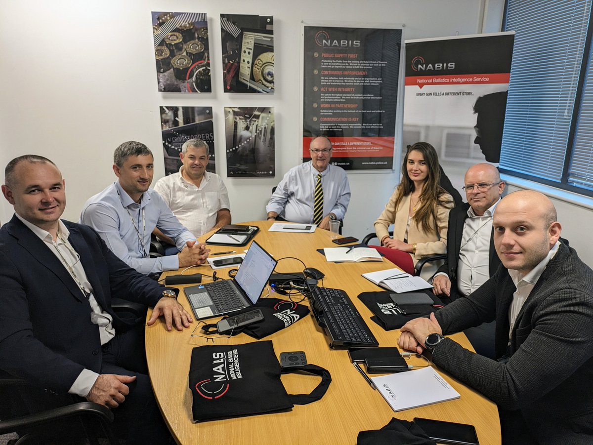 This week NABIS in partnership with Interpol welcomed representatives from Moldova law enforcement to its central office so they could learn how NABIS supports the UK’s Firearms Focal Point (FFP). 

Read more⤵️
shorturl.at/dnCL4