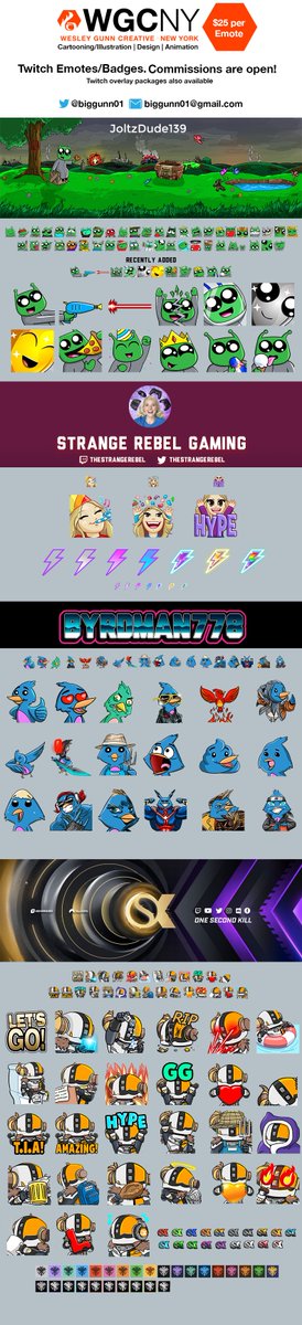 My commissions are open: Pin-Ups, Logos, Emotes, Twitch Packages, Animated Intros, Promo Designs and more. DM me!

Don't need anything? RT to help me connect with someone who does. 🤝